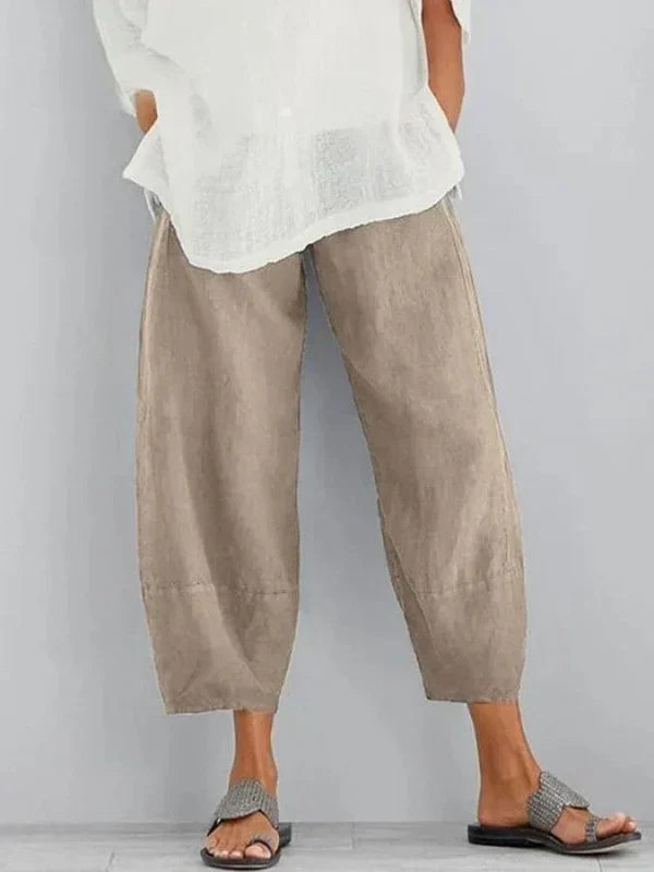 Soft Women's Loose Fit Casual Pants - BritishElegance