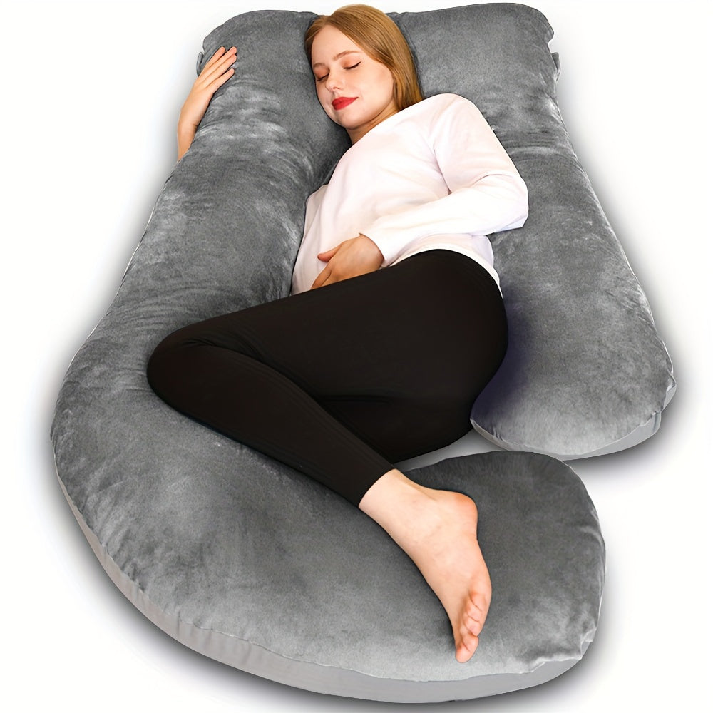 Comfortable U Shaped Pregnancy Support Pillow - VogeLuxe