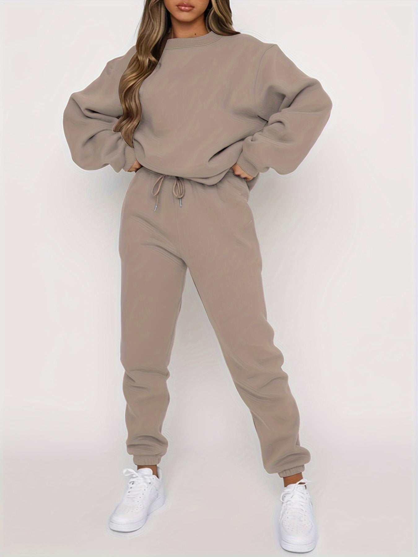 Cozy Women's Lounge Sweat Suit Set - BritishElegance