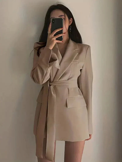 Relaxed Fit Belted Dress for Women Everyday Wear