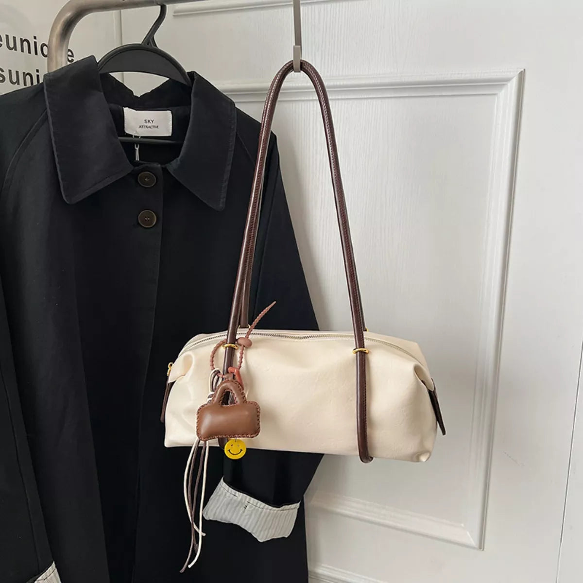 Authentic Leather Crossbody Handbag for Women