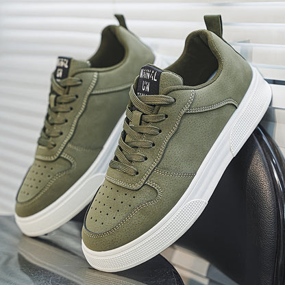 Comfy Men's Low Top Lace Up Casual Shoes