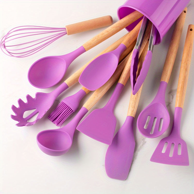Premium 12-Piece Silicone Kitchen Utensil Set