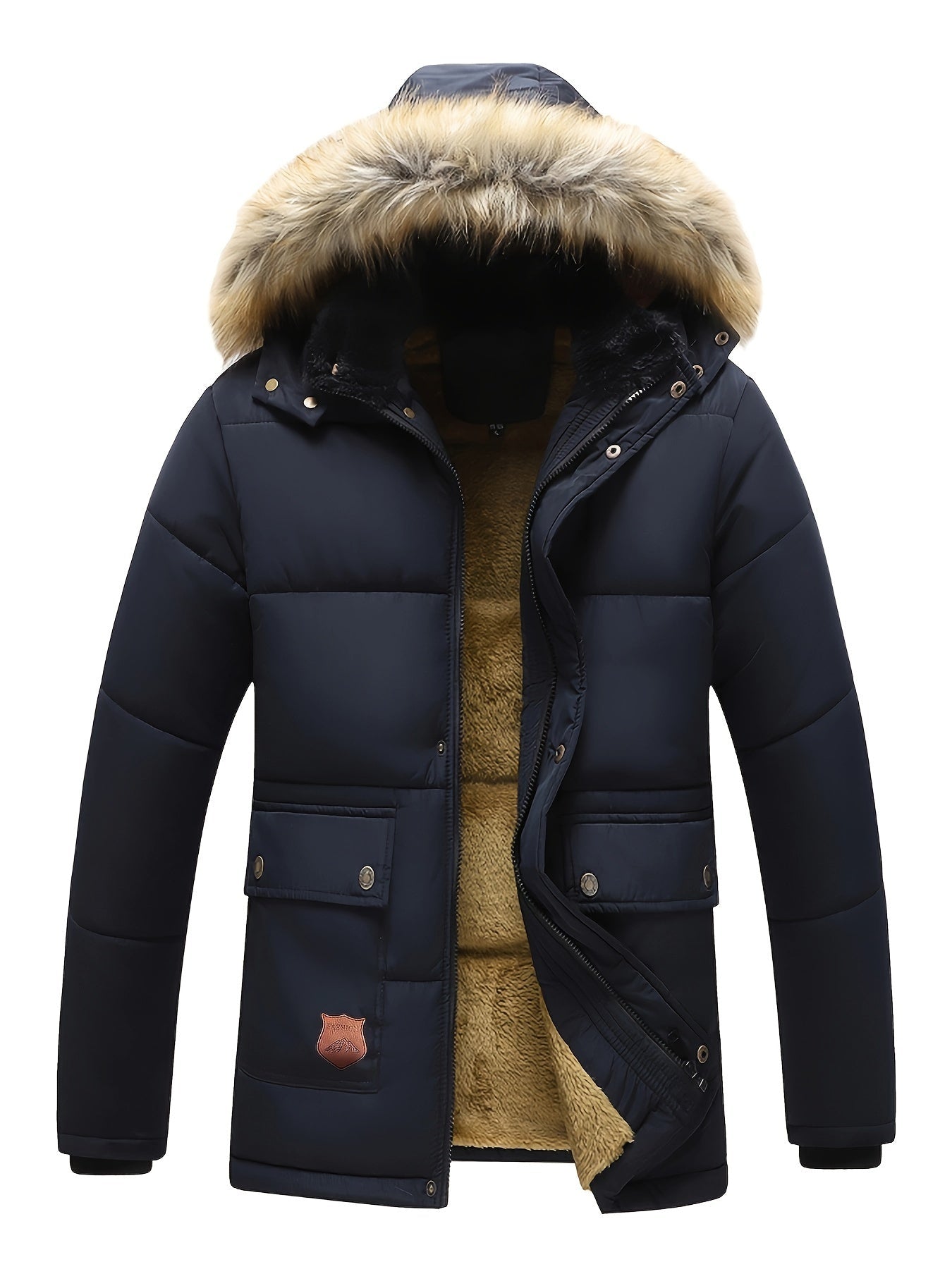 Warm Classic Fit Men's Winter Coat