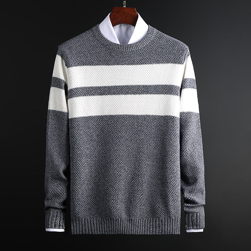 Classic Men's Horizontal Stripe Sweater