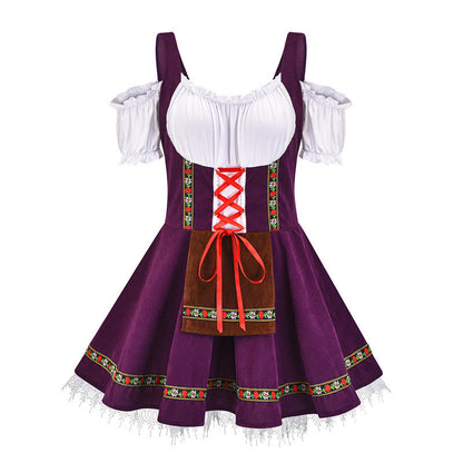 Plus Size Funny Beer Maid Costume Dress