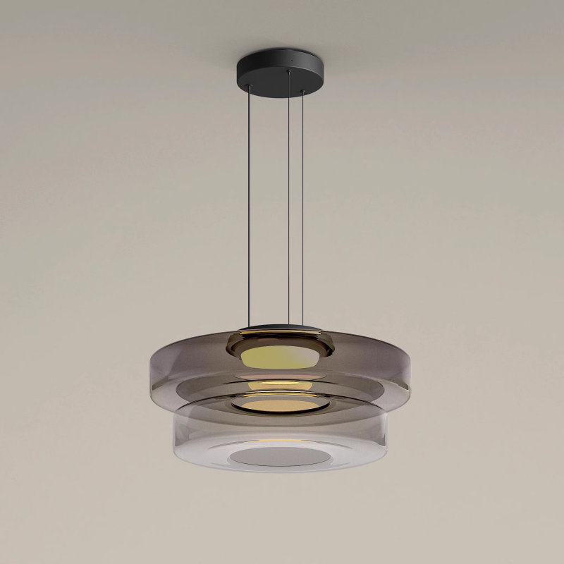 Modern Glass Drop Ceiling Light Fixture