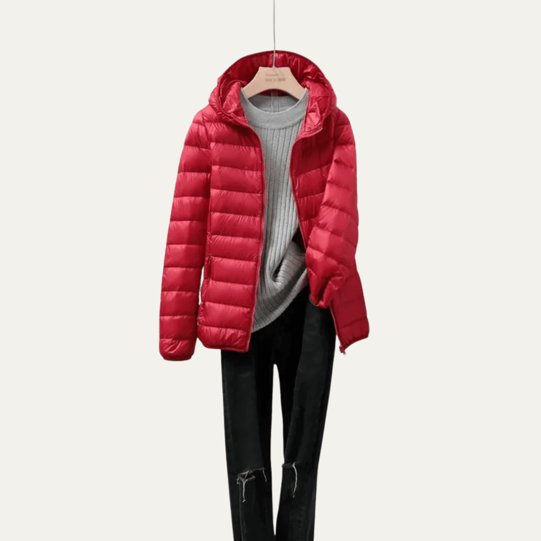 VogeLuxe | Women’s Shiny Ultralight Puffer Jacket