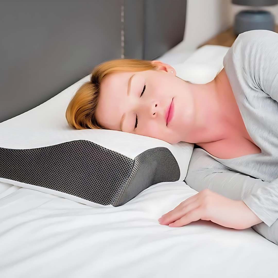 Contoured Memory Foam Travel Pillow