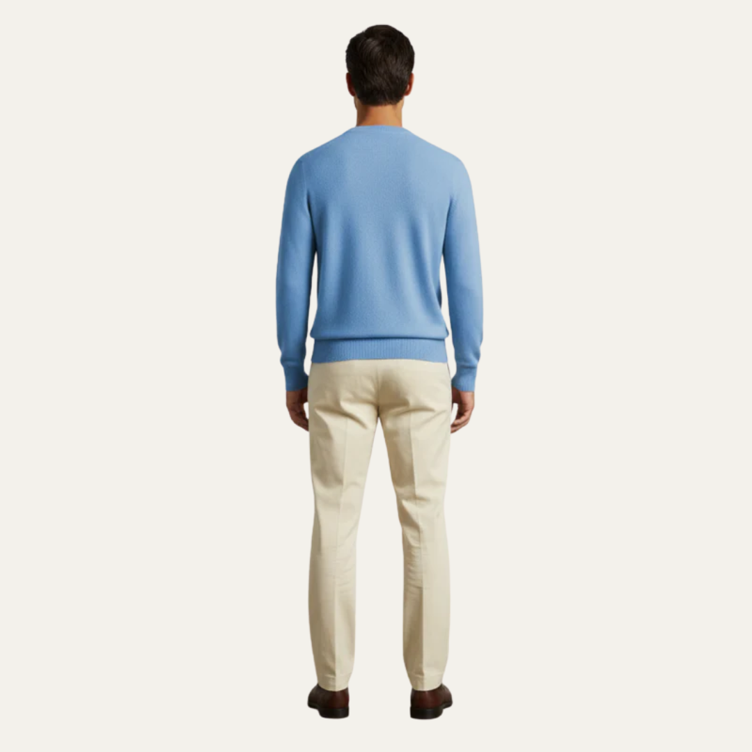VogeLuxe | Men’s Heavy Ribbed Quarter Zip Mock Neck Sweater