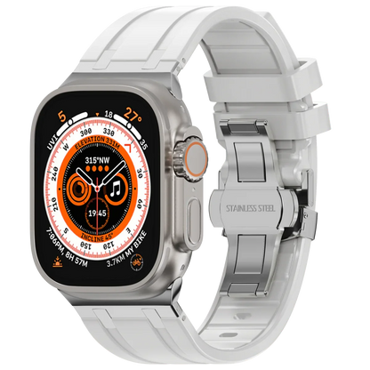 Soft Silicone Apple Watch Band with Cute Buckle