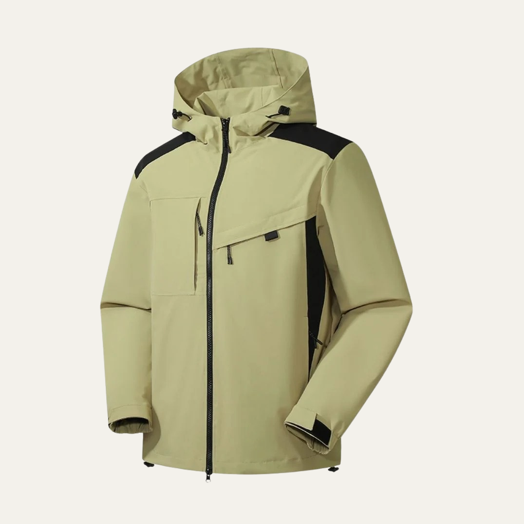 VogeLuxe | Men’s Waterproof Technical Shell Jacket