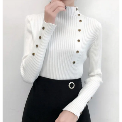 Cozy Women's Winter Cable Knit Sweater
