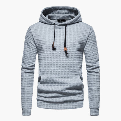 Warm Mens Hooded Sweatshirt with Graphic Print Design