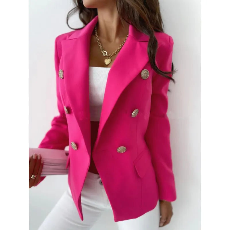 Classic Fit Ladies Jacket with Buttons