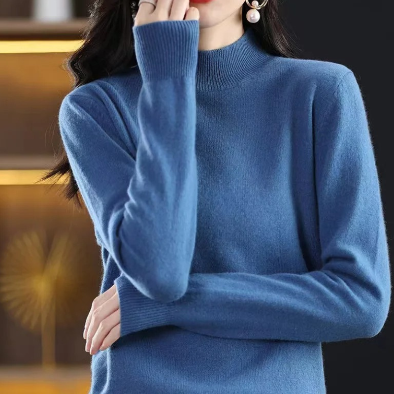 Cozy Women's Warm Turtleneck Jumper Sweater