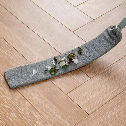Extendable Microfiber Mop Cleaning Brush Flat Head Tool