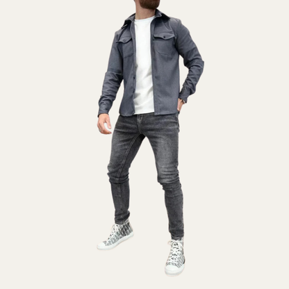 VogeLuxe | Men’s Military-Inspired Shacket