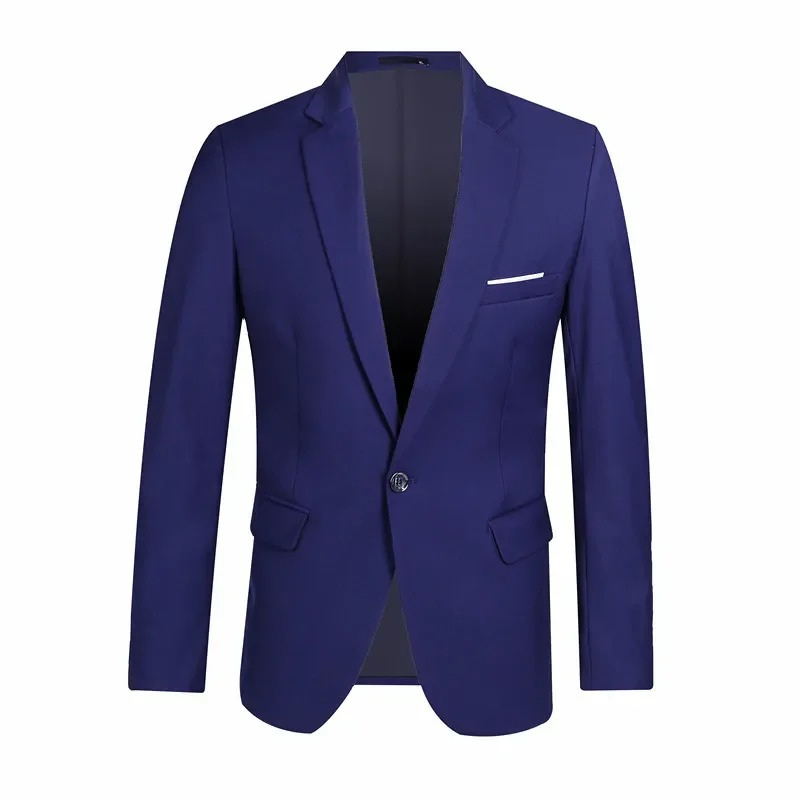 Men's Classic Tailored One Button Jacket