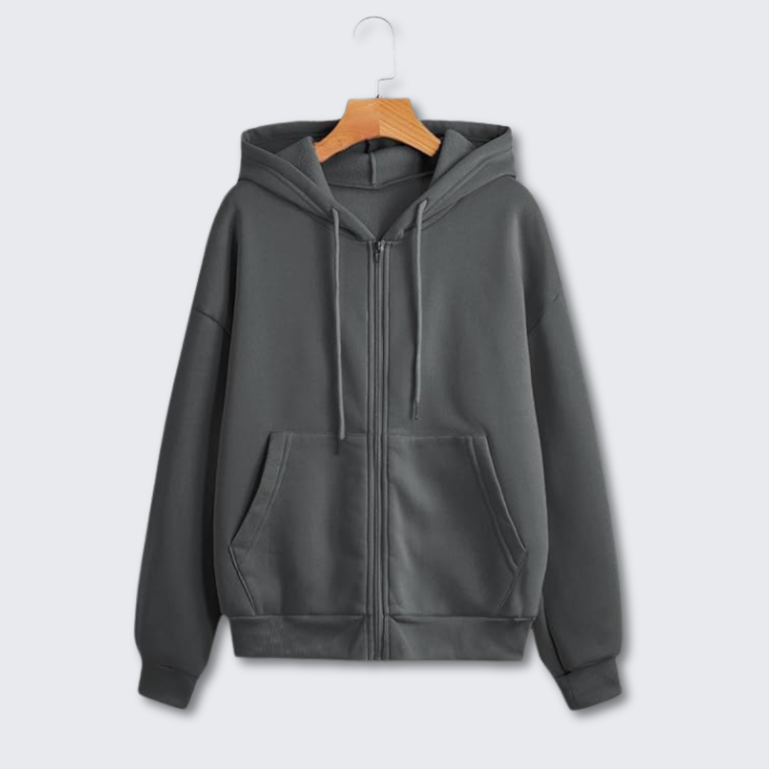 Women's Green Hooded Sweatshirt Soft Cozy Winter Wear
