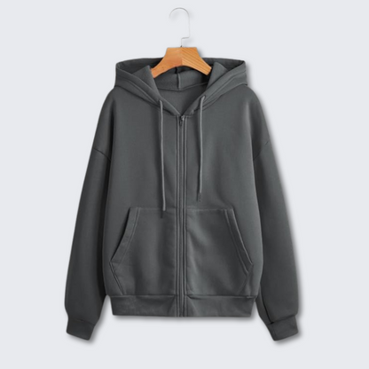 Women's Green Hooded Sweatshirt Soft Cozy Winter Wear