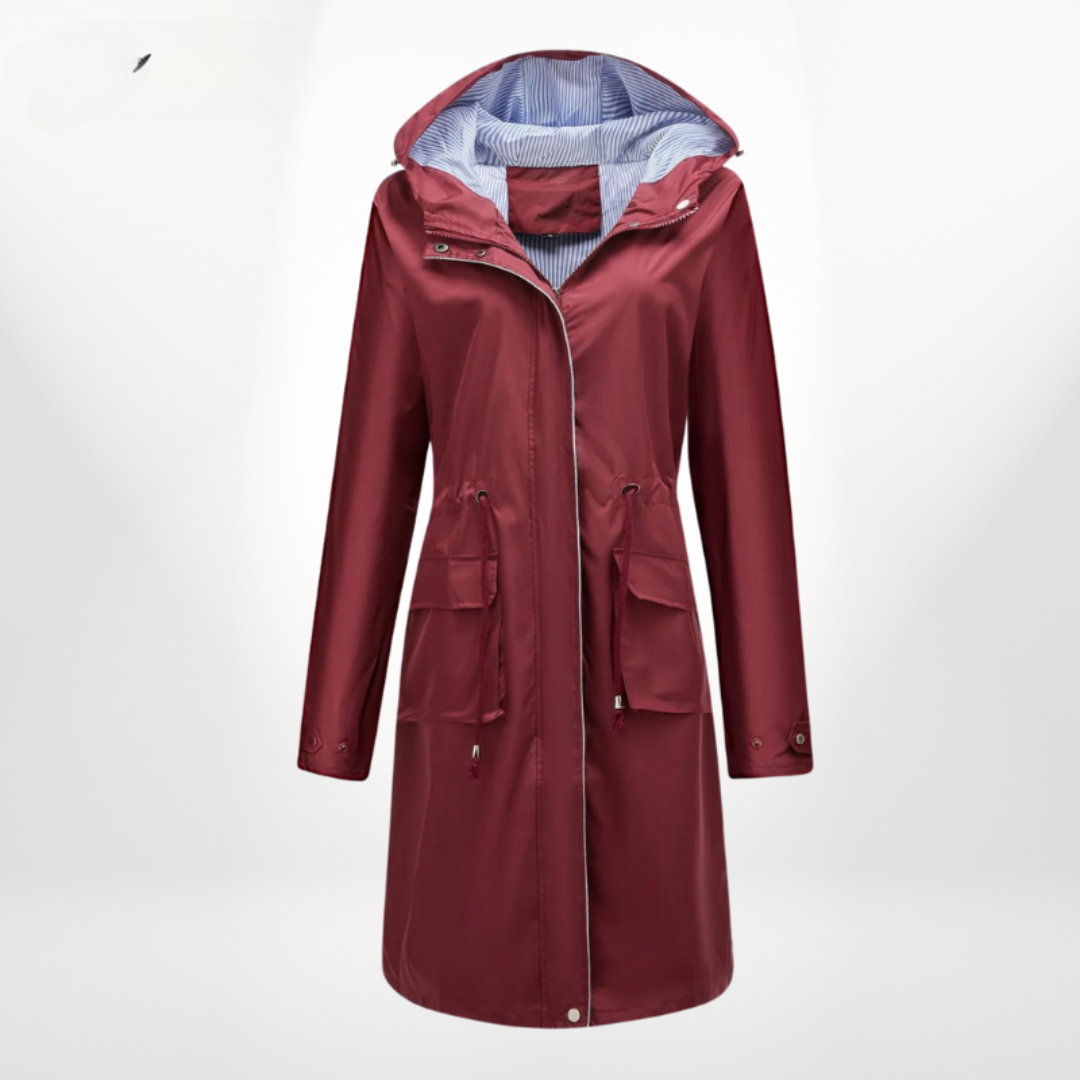 Waterproof Women's Hooded Windbreaker Jacket