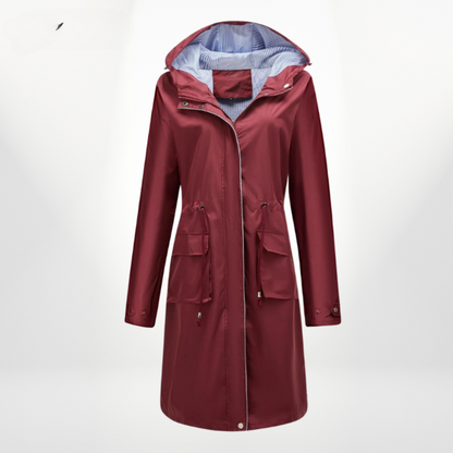 Waterproof Women's Hooded Windbreaker Jacket