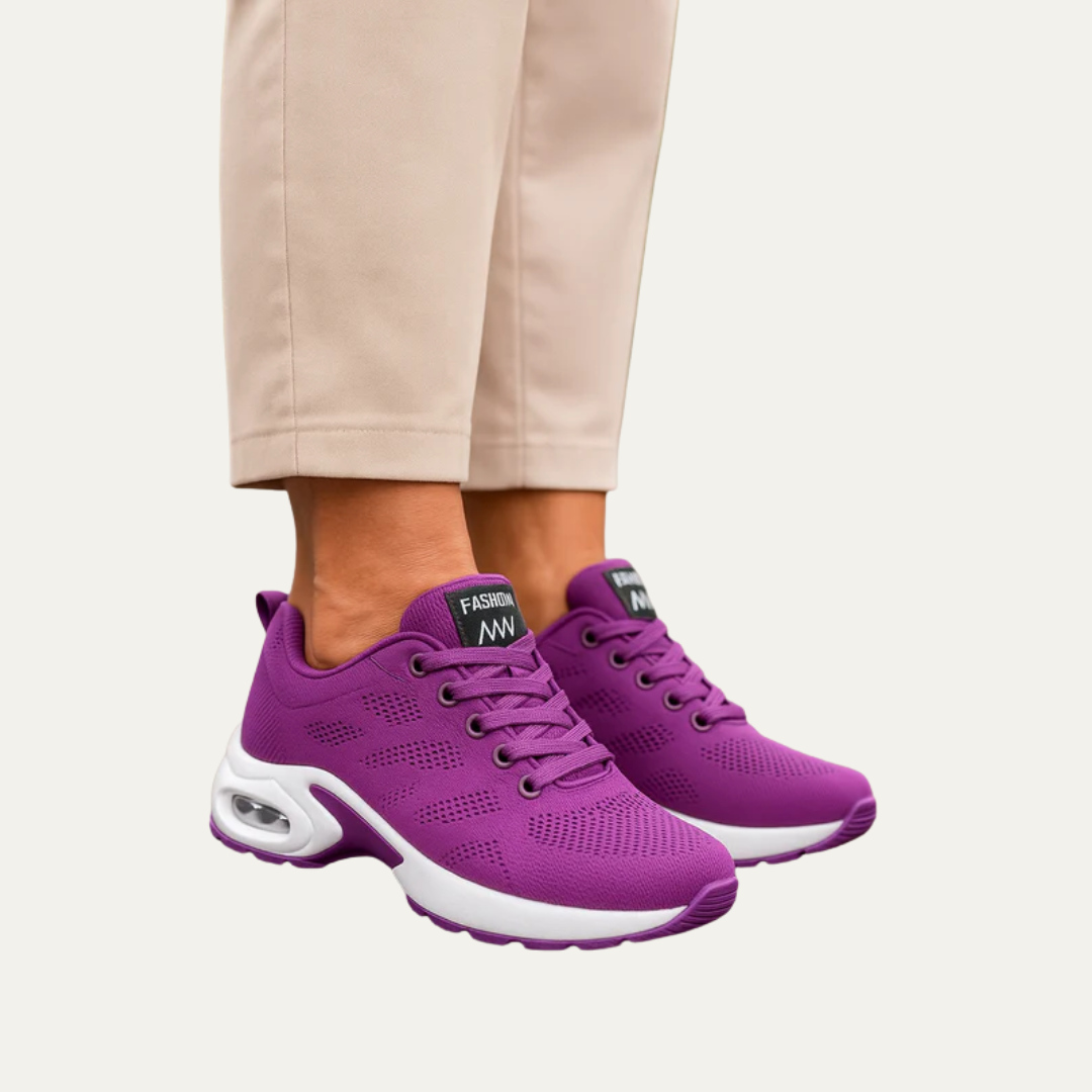 VogeLuxe | Women’s Lightweight Mesh Athletic Sneakers with Air Sole Cushioning