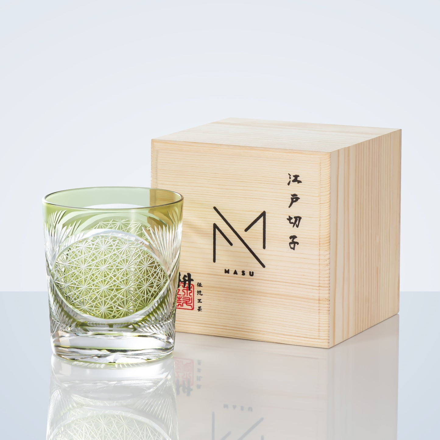 Luxury Whisky Glass Set with Wooden Gift Box