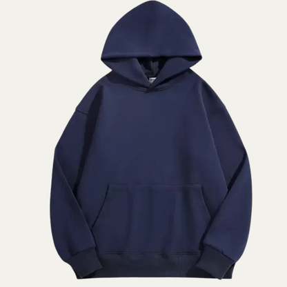 VogeLuxe | Men’s Minimalist Oversized Hoodie with Kangaroo Pocket