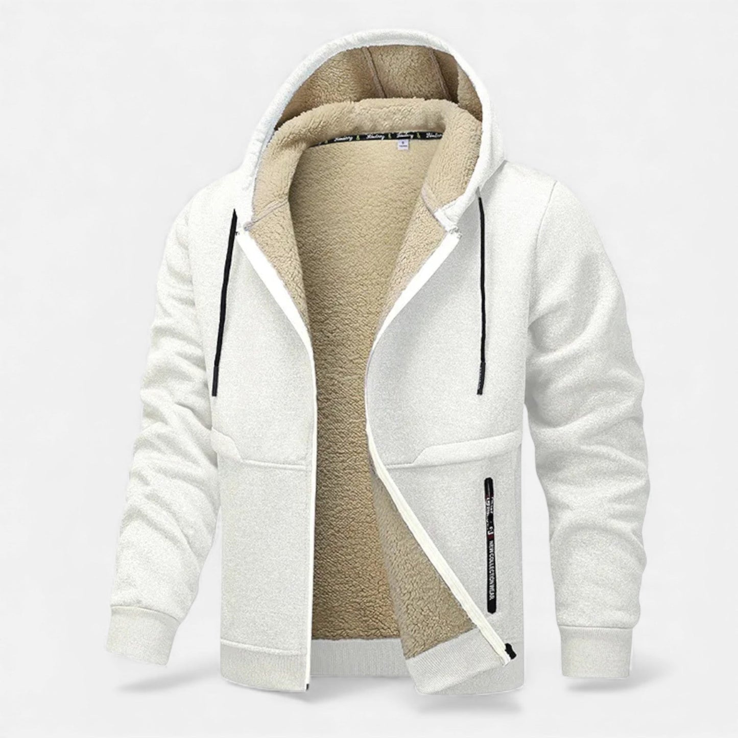 Warm Men's Fleece Lined Winter Jacket