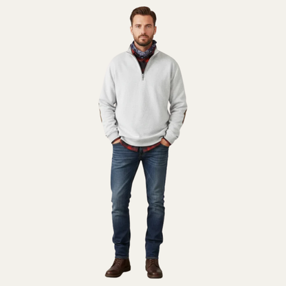 VogeLuxe | Men’s Classic Fine Knit Crew Neck Sweater