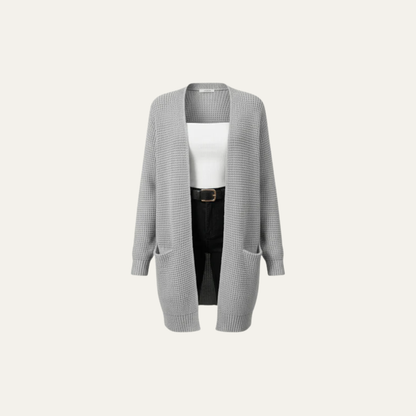 VogeLuxe | Men’s Open Front Relaxed Knit Cardigan