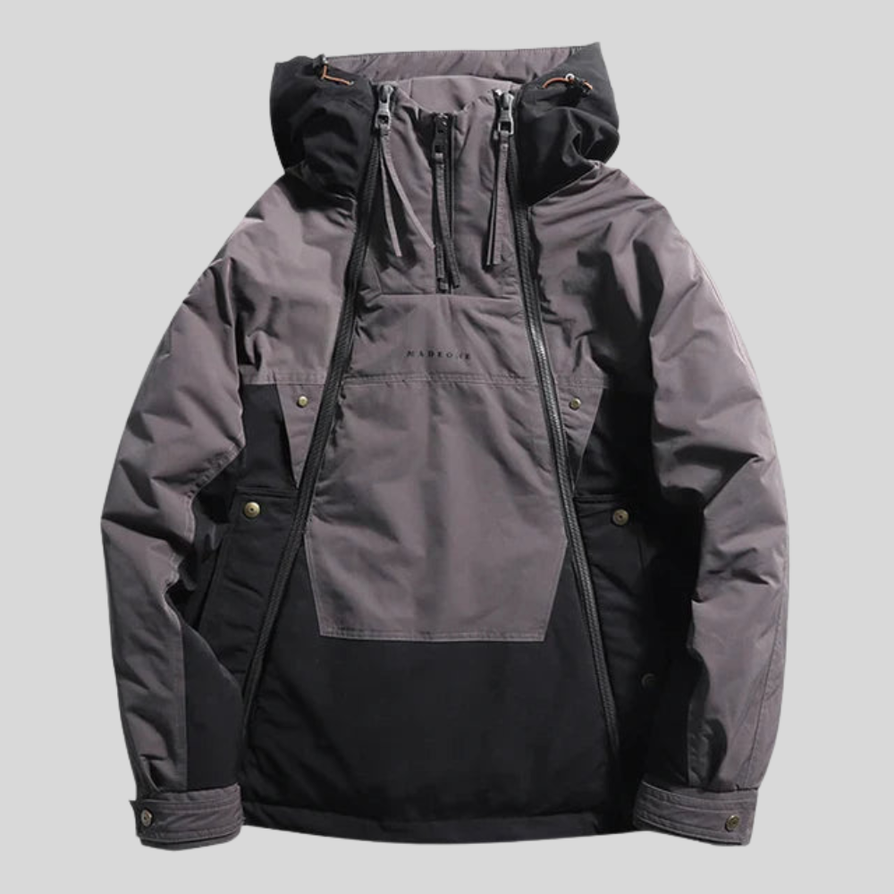 VogeLuxe | Men’s Technical Pullover Anorak Jacket