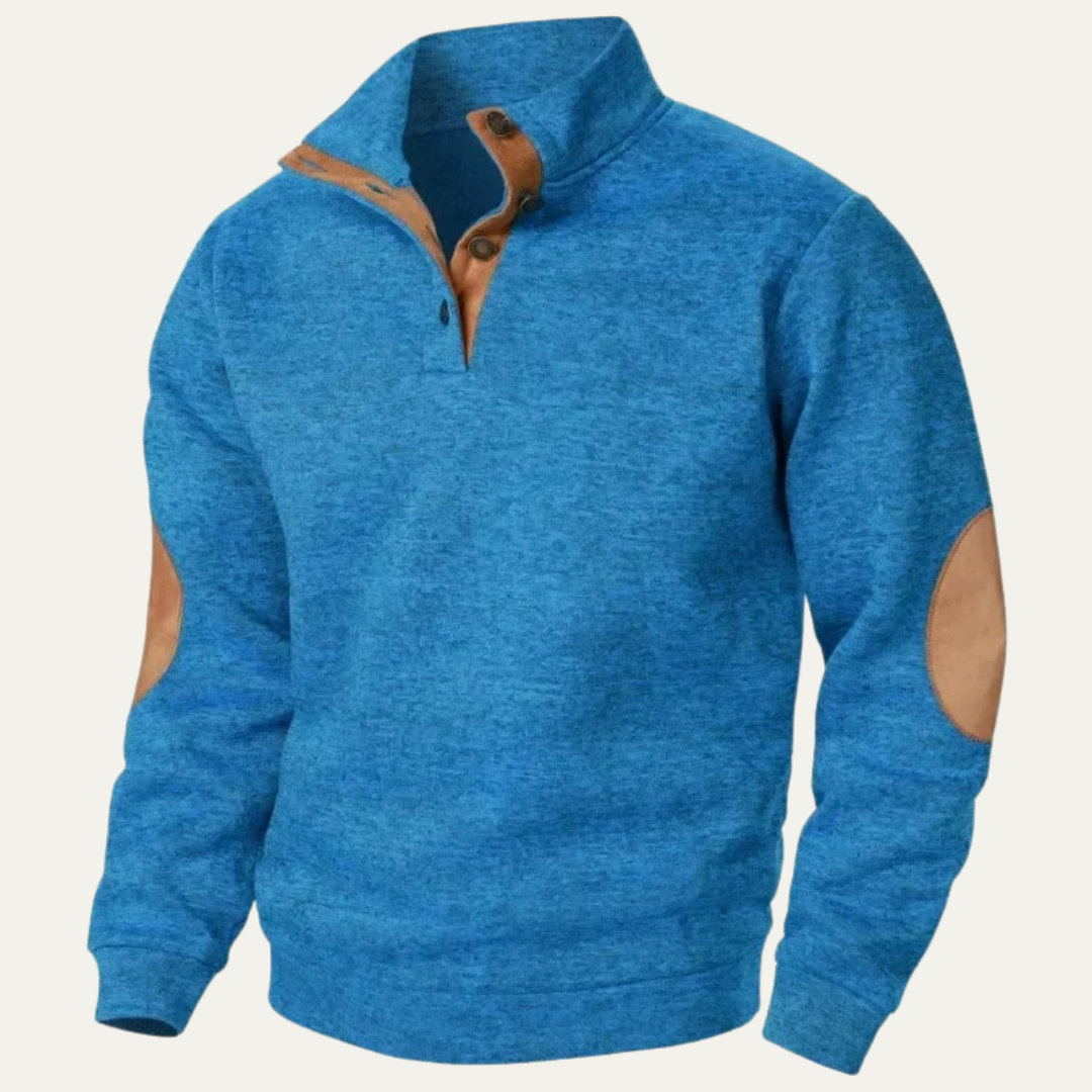 VogeLuxe | Men’s Casual Mock Neck Sweater