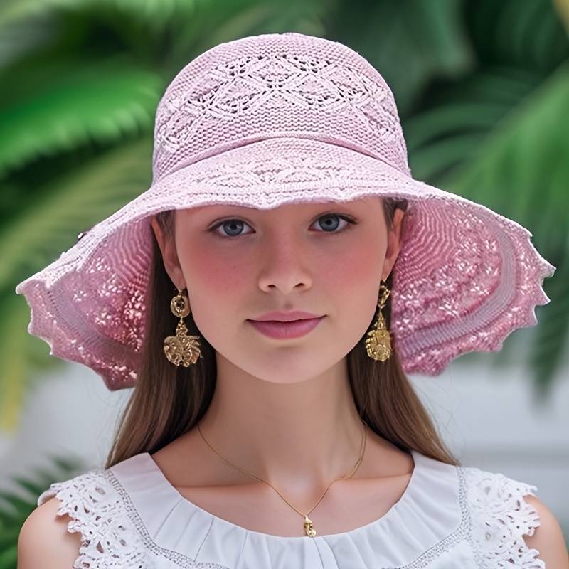 Chic Large Brim Foldable Summer Hat