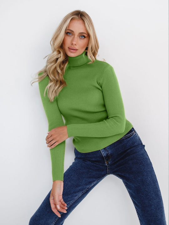 Women's Warm Crew Neck Knit Sweater