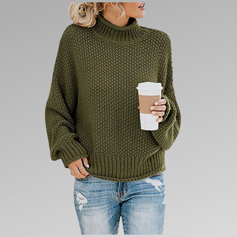 Soft Chunky Knit Turtleneck Sweater – Casual Fit