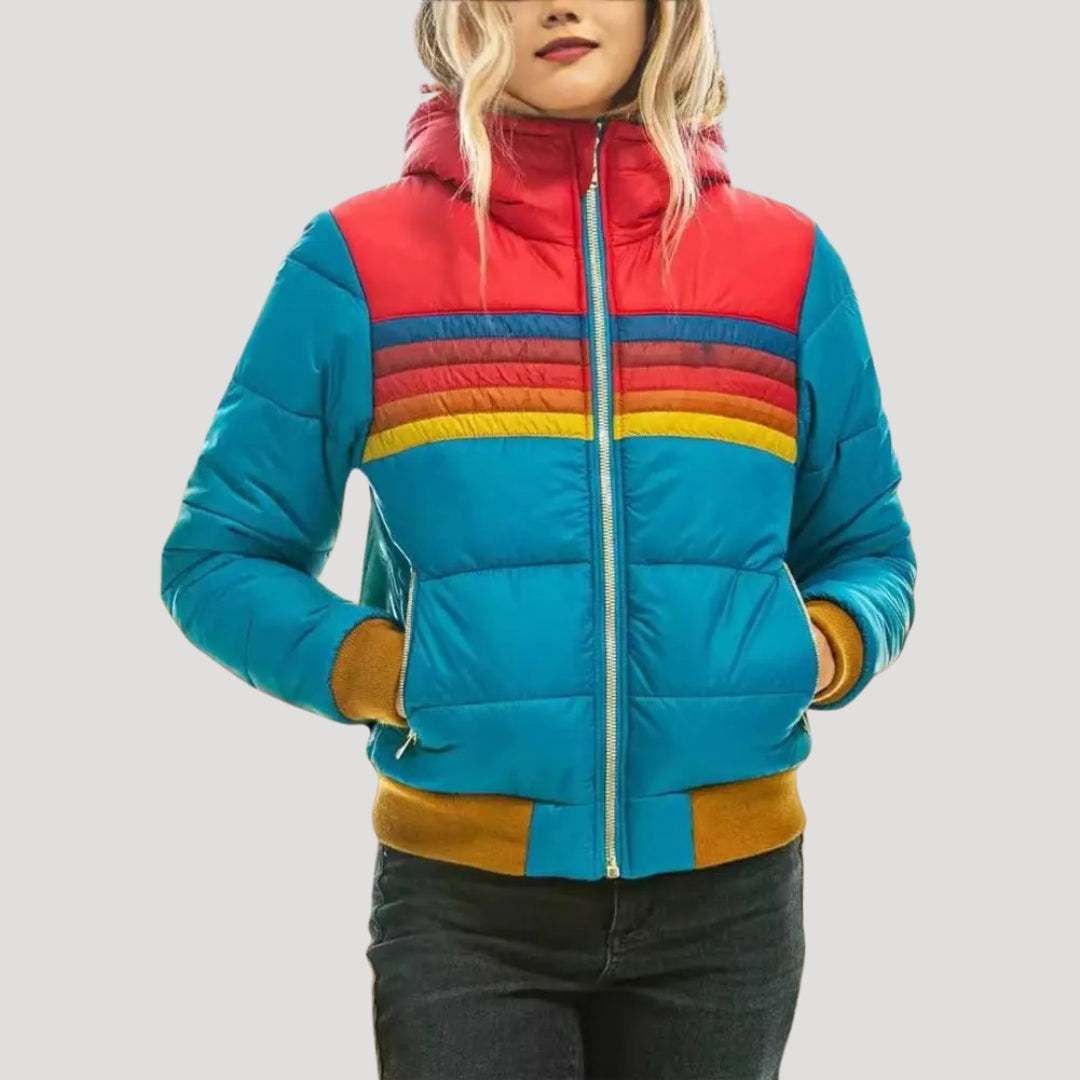 Warm Waterproof Parka Jacket for Women - Hooded Coat