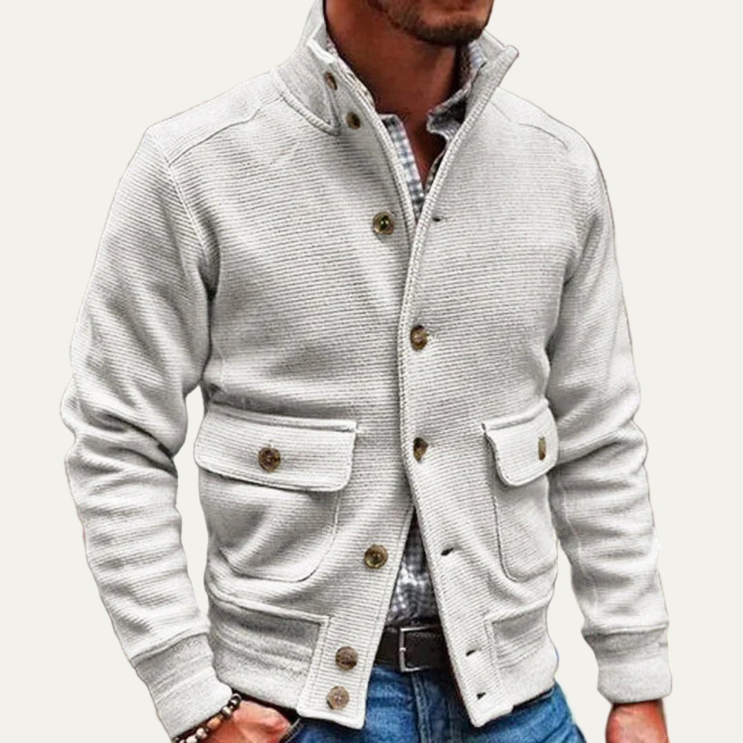 VogeLuxe | Men’s Knitted Cardigan Jacket
