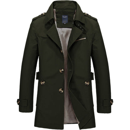Classic Men's Long Coat