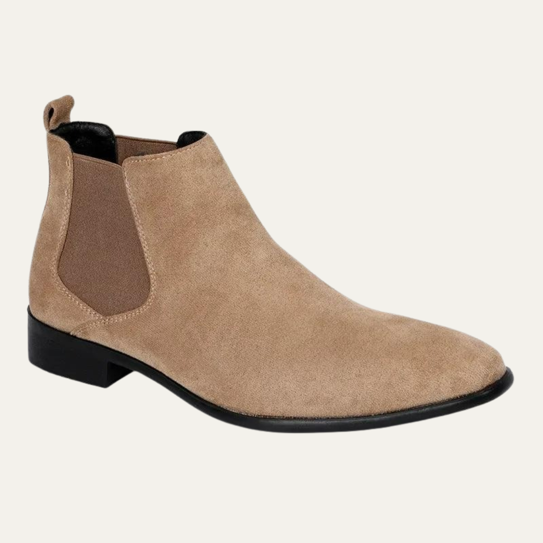 VogeLuxe | Men’s Low Profile Suede Chelsea Boots