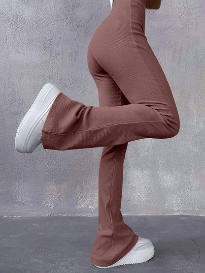 Classic High Waist Comfortable Flare Pants