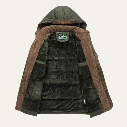 VogeLuxe | Men’s Textured Diamond Pattern Bomber Jacket