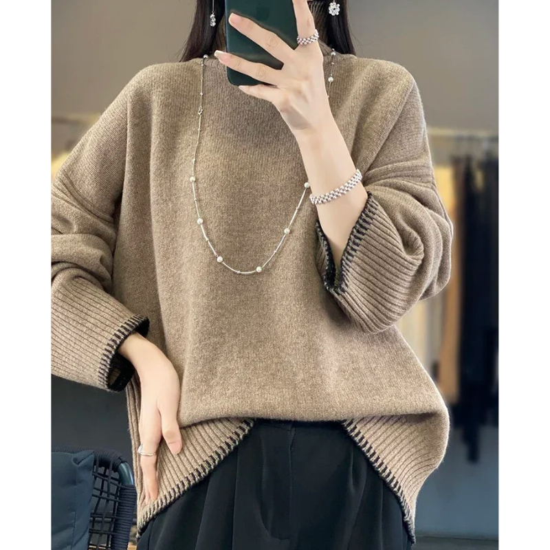 Cozy Warm Women's Knit Turtleneck Sweater