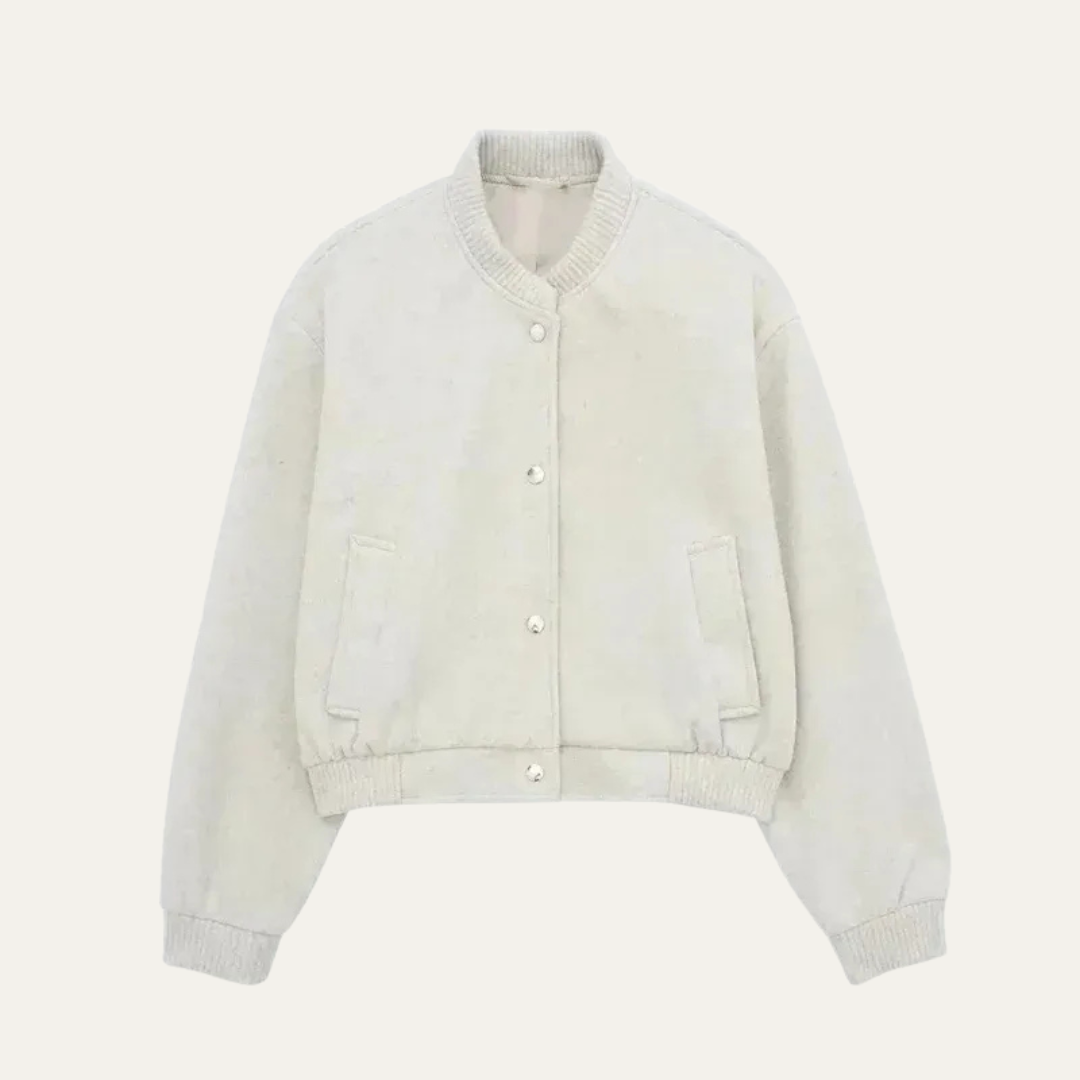 VogeLuxe | Women's Structured Peacoat with Quilted Inner Vest