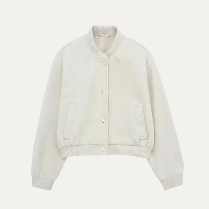 VogeLuxe | Women's Structured Peacoat with Quilted Inner Vest