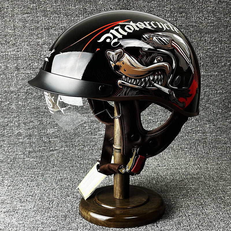 Lightweight Urban Half Face Helmet With Easy Release