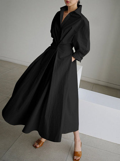 Ladies' Fall Fashionable Long Dress