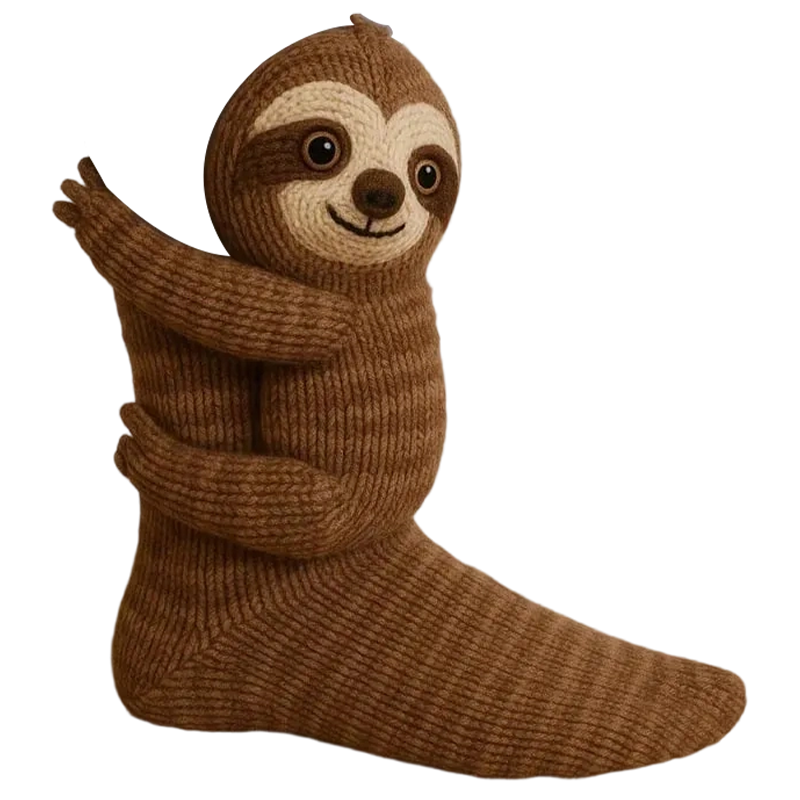 Fun Plush Animal Hug Socks